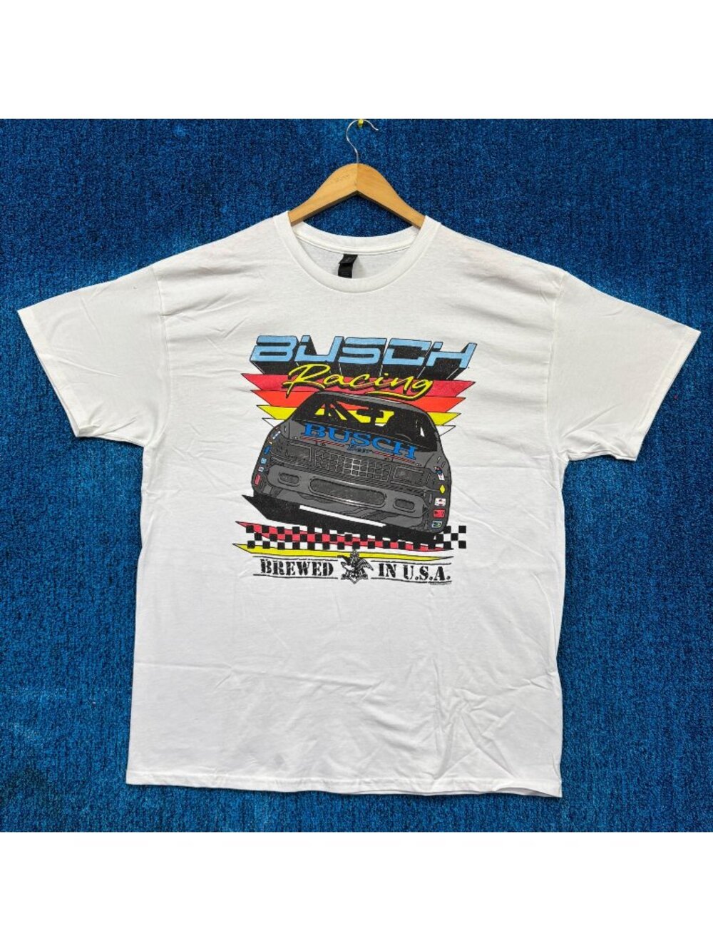 Busch “Racing” Graphic T-Shirt Size Extra Large
